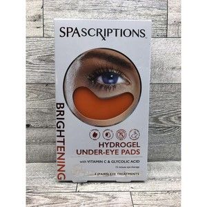 Spa Scriptions Brightening Hydrogel Under-Eye Pads 4 Pairs